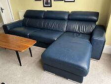 Leather corner sofa for sale  HUDDERSFIELD