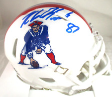 Mini Casco Retroceso Rob Gronkowski/Autografiado New England Patriots/Certificado de Autenticidad, usado segunda mano  Embacar hacia Mexico