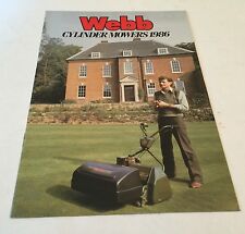 Webb cylinder mowers for sale  UK