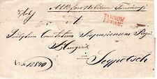 Austria Galicia Polonia 1838 envoltura con matasellos rojo TARNOW / 13 FAB segunda mano  Embacar hacia Mexico