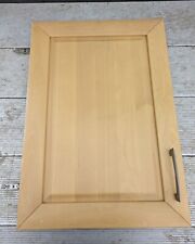Used, Light Oak Laminate Kitchen Cupboard Door, Raised Panel, With Handle & Hinges for sale  Shipping to South Africa