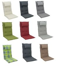 Gebraucht, Doppler Luxus Gartenmöbel Auflagen für Hochlehner Kissen Sitzkissen Gartenstuhl gebraucht kaufen  Nottuln