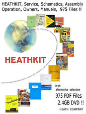 ¡Manuales de servicio, esquemas, diagramas, montaje, colección de DVD personalizados de Heathkit! segunda mano  Embacar hacia Argentina