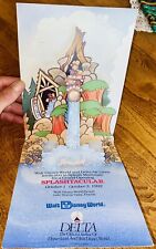 1992 Disney World día de apertura Splash Mountain tarjeta emergente invitación prensa VIP segunda mano  Embacar hacia Argentina