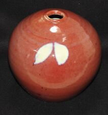 Used, Gerald NEWCOMB Northwest Studio Art Pottery Handmade Oxblood Round Vase Vintage for sale  Shipping to South Africa