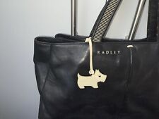 Radley black leather for sale  STOWMARKET