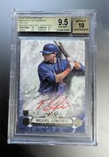 2016 Topps Tier One Breakout Michael Conforto Mets 4/5 BGS 9.5 com 10 TINTAS VERMELHAS AUTO comprar usado  Enviando para Brazil