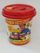 Super blocos e balde vintage Tyco. Usado. 400+ peças. Funciona com Lego. comprar usado  Enviando para Brazil