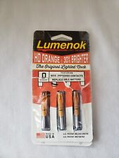 Used, Lumenok Lighted Crossbow Nock Orange ECC3 3 Pack NEW (Damaged Package) USA MADE for sale  Shipping to South Africa