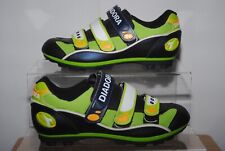 DIADORA Men’s Black Navy Green White Yellow Road Cycling Shoes Uk Size 7 for sale  Shipping to South Africa