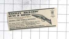 1935 westley richards for sale  BISHOP AUCKLAND