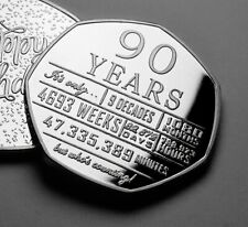 90th birthday silver for sale  EDINBURGH