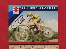 1979 DANNY LaPORTE TEAM SUZUKI STICKER Decal Vintage Motocross RM125 RM250 AHRMA for sale  Shipping to South Africa