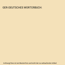 Ger deutsches worterbuch gebraucht kaufen  Trebbin