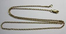 Used, Vintage Solid 9ct, 9K GOLD 20" long BELCHER LINK NECKLACE, CHAIN - Lobster Clasp for sale  Shipping to South Africa