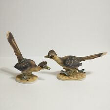 Vintage Lefton Road Runner Bird Figurines KW 3209 Hand Painted Japan EUC for sale  Shipping to South Africa