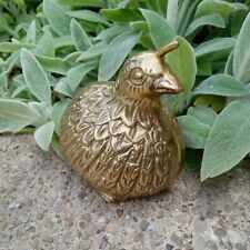 Vintage brass quail for sale  Cortland
