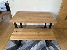 Oak dining table for sale  BRENTWOOD