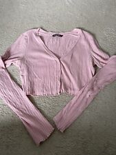 Shein pink ribbed for sale  MIDHURST