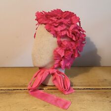 Vintage floral bonnet for sale  Shipping to Ireland