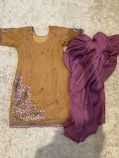 Brown purple salwar for sale  Elk Grove