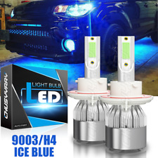 9003 Kit de faros delanteros LED Luces altas / bajas 8000K Bombillas de luz azul, usado comprar usado  Enviando para Brazil