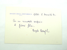Cremona autografo senatore usato  Cremona
