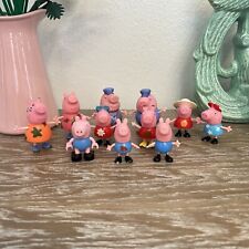 Usado, Lote de 11 figuras de colección 2003 de Peppa Pig abuelo mamá abuela fangosa segunda mano  Embacar hacia Argentina