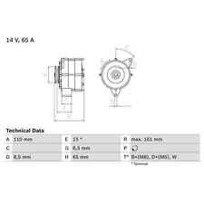 Bosch generator vw gebraucht kaufen  Idar-Oberstein