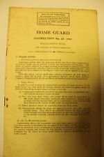 Home guard training for sale  LIMAVADY