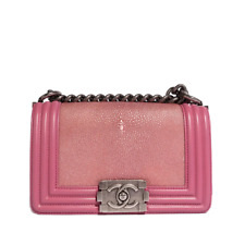Bolsa Le Boy de couro rosa Chanel comprar usado  Enviando para Brazil