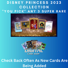 Topps Disney Collect Princess 2023 Colección Tú eliges 3 tarjetas súper raras segunda mano  Embacar hacia Argentina