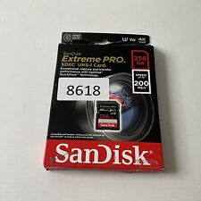 Tarjeta de memoria SanDisk Extreme PRO 256 GB SDXC (caja abierta), usado segunda mano  Embacar hacia Argentina