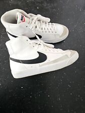  Nike Blazer Mid 77 Vintage White/Black Trainers Size 5.5UK "GOOD CONDITION" for sale  Shipping to South Africa