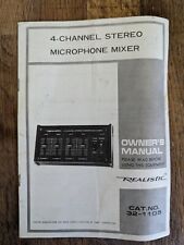 Channel stereo microphone for sale  Shipping to Ireland