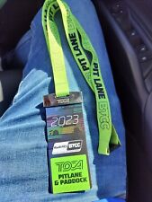 Campeonato Britânico de Carros de Turismo TOCA BTCC 2023 Pitlane & Paddock Pass  comprar usado  Enviando para Brazil
