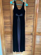 Black velvet sleeveless for sale  Marietta