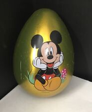 Huevo de Pascua Disney Mickey Mouse lata dorada segunda mano  Embacar hacia Argentina