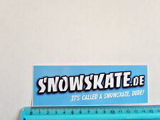 Adesivo snowskate.de sticker usato  Italia