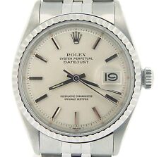 Usado, Rolex Datejust masculino 1603 relógio de aço inoxidável moldura girada no motor mostrador prateado comprar usado  Enviando para Brazil