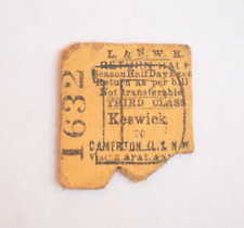 Railway ticket rtn for sale  BANBURY