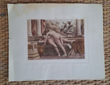 Ancienne gravure erotique d'occasion  Prissé