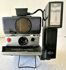 Polaroid SX-70 1978 de colección cámara terrestre sonar plegado instantáneo de un paso con flash segunda mano  Embacar hacia Argentina