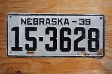 1939 nebraska license for sale  Boulder