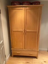 Waldrobe solid oak for sale  LOUGHTON