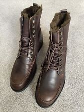 Brown leather boots for sale  WORTHING