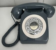 DSDD Estilo Retro Años 60 Teléfono Fijo de Escritorio con Cable Teléfono Hogar Gris segunda mano  Embacar hacia Argentina