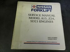 Nissan A15 Z24  SD25 Engines Service Manual    SM6EH-12EG1 for sale  Shipping to South Africa