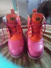 Caterpillar boots orange for sale  GREAT YARMOUTH