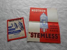 Vintage leaflets neotron d'occasion  Bais